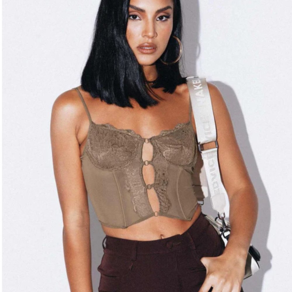 BNWT Princess Polly Lerina Mushrom Corset Top